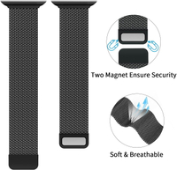 優購生活~適用applewatch7表帶蘋果手表米蘭尼斯s7金屬s6磁吸502yourstar腕帶iwatch6手表帶se/5/4/3/2代41/45mm不銹鋼錶帶 皮帶 尼龍帶 硅膠錶帶 佳明 錶扣