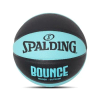 Spalding 籃球 Bounce 黑 藍綠 合成皮革 室內 室外 7號球 斯伯丁 SPB91007