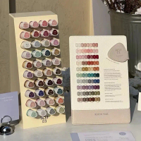 Rouni syrup ชุดสีเจลไซรัป 40 สี Rouni พร้อมชาร์จโชว์ และชั้นวางสุด Premium