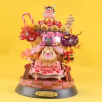Tronzo Superiorquality 23CM One Piece Action Figure Four Emperors Sitting Position GK Big Mom Figure Model In Stock Toy Gifts