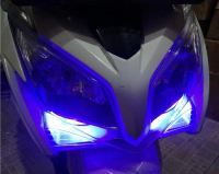 HV627 Lampu Senja Led Vario 125 Old Nmax Aerox Crystal Biru Terang 2 Pcs NEW