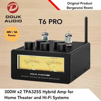Douk Audio T6PRO HIFI TPA3255 Bluetooth Tube Amplifier with VU Meter 300Watts x2