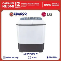 Mesin Cuci LG 7000 N / 7000-N - Kapasitas 7 Kg 2 Tabung Anti Karat