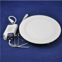 6W Dimmable LED round panel light High Brightness 2835 smd led downlights for home light 85-265v