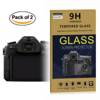 2x Self-Adhesive 0.25mm Glass LCD Screen Protector for Panasonic Lumix DC-S5 S5 DMC G85 G80 DMC-G85 DMC-G80 G95 G90 ZS80 TZ95