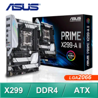 ASUS 華碩 PRIME X299-A II LGA2066主機板 (ATX/3+1年保)