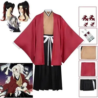 Anime Cosplay Costumes Samurai Tsugikuni Yoriichi Cosplay Kimono Set Anime Kimono for Anime Fans