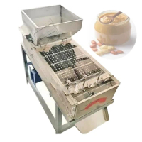 Stainless Steel Fried Almond Peeler Machine Dried Nuts Peanut Peeling Machine Nuts Skin Removing Pee