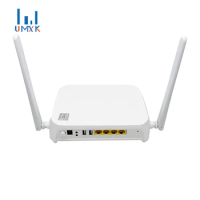 NO Voice Port UMXK WIFI 6 GPON 5G ONU H3-1S Support WAN ACCESS 4x1000Mbps 5Dbi Dual Band AX WI-FI ON