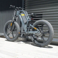 Free shipping Coswheel T26 Fat Tire E Bike 48V 750W 1000W electric mountain bike full suspension Road Hybrid Dirt