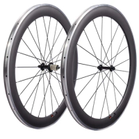 Supler light Bicylce road wheels with Aluminium Brake Track Powerway R13 hub 23mm Width 60mm Road Bike Carbon Wheelset 700C