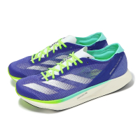 adidas 愛迪達 競速跑鞋 Adizero Takumi Sen 10 男鞋 藍 雙層緩震中底 推進 運動鞋(IF1211)