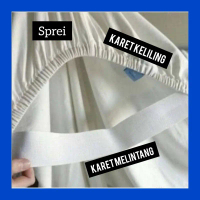SPREI 200x100x20 karet keliling+melintang/sprei/sprei single Bantal Kasur Perlengkapan Guling Sarung