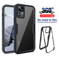 360 Degree Protection Case For Xiaomi 12T Pro 5G Double-Sided Shockproof Coque Xiomi Xiaomy Mi12T Mi 12 T Pro 22081212UG 6.67"