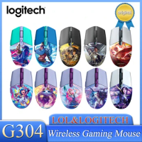 Logitech G304 KDA LIGHTSPEED Wireless Gaming Mouse 6 Programmable Buttons 12000DPI Adjustable Optical Mice For LOL PUBG Fortnite