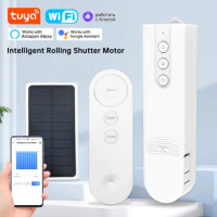 Tuya WiFi Smart Curtain Motor DIY Chain Motorized Roller Shutter Blinds Shades Drive Voice Control for Alexa Google Home