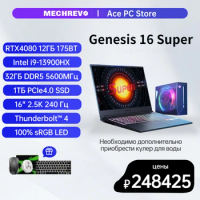 MECHREVO Genesis 16 Super Intel i9 13900HX RTX4080 Gaming Laptop 16" 2.5K QHD 240Hz 100%sRGB 32G DDR5 1TB SSD Game Notebook