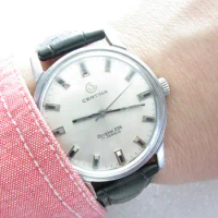 “Stereo dial” 1980s Mechanical Vintage men's watch certina 25-66 movement
