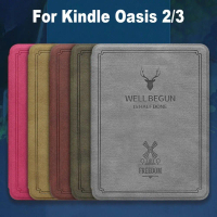 Profesional Generasi 9/10 Smart Cover Funda Tidur/Bangun Auto 7 inci eReader Folio Case Kulit PU Kal