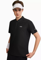 K-Swiss 男裝 K-SWISS LOGO 半拉鏈 POLO 裇