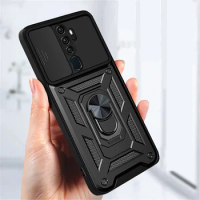OPPO A9 2020 For OPPO A5 A9 2020 Case Shockproof Armor Magnetic Ring Stand Holder Back Cover for OPPO A3S A5S A7 Phone Cases