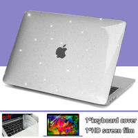 Shining stars Crystal Cover For Macbook Air 13.6 15 M3 Laptop Case M1 Air A2337 Funda Mac book M2 Pro 13 14 16 A2338 A2442 Shell