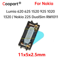 2pcs 11x5x2.5mm Earpiece Ear Speaker Module Receiver For Nokia 225 DualSim RM1011 Lumia 620 625 1520 925 1020 1320 11*5*2.5