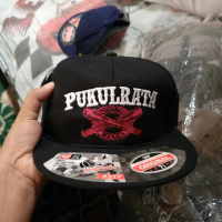 Topi Snapback Distro hitam pria wanita You&me Official Store logo PKL RT bordir original bahan kain 