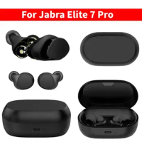 Wireless Charging Case for Jabra Elite 7 Pro Earbuds Type-C Port Multiple Charge Protection 600mah Replacement Charger Case