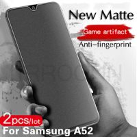 2Pcs/Lot Matte Tempered Glass For Samsung A52 5g Screen Protector For Samsung A51 Glass Anti-Blue-ray Glass Samsung A52 IIRROONN