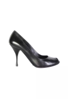 Prada Pre-Loved PRADA Black Peeptoe Pumps