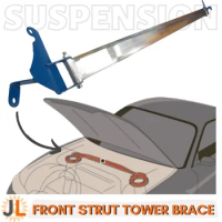 for Honda Fit MK3 GK GK3/4/5/6 13-20 Front Strut Bar Tower Brace Suspension Arm Engine Upper Stabilizer STB Anti-Roll Sway Bar