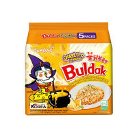 5 Gói Mì trộn khô phô mai cay Quattro Buldak Samyang (5*145g)