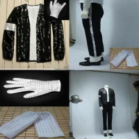 Cosplay stage performance Jacket Michael Jackson Costume Jackson imitates clothing Billy King MJ dance performance suit