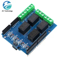 4 channel 5v relay shield module, Four way relay control board relay expansion board for arduino UNO R3 mega 2560
