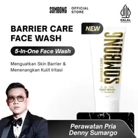 Sombong 5-In-1 Face Wash With Coffee & Ginseng / Ceramide NP - Kualitas Baik 100ml Denny Sumargo Put