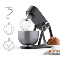 2023新款觸控式廚師機5L全自動和面機奶油機壓鑄款3D攪拌機