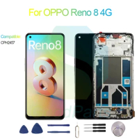 For OPPO Reno 8 4G Screen Display Replacement 2400*1080 CPH2457 Reno 8 4G LCD Touch Digitizer