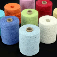 300m Raffia Yarn Paper Grass Cotton For Knitting And Crochet DIY Summer Straw Hat Bag Slippers Weave Medium Thick Raffia Thread