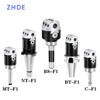 ZHDE F1 boring head 50mm 75mm 100mm rough boring with BT30 BT40 NT30 NT40 C20 R8 MTB2 MTB3 MTB4 F1 Boring Bar 12mm 18mm 25mm
