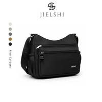JIELSHI Selempang MAYA 3760# - Tas Selempang Wanita Berbahan Parasut Premium Furing Full Embos Brand