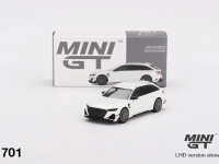 MINI GT Limited Edition 1:64 MGT00701-R ABT Audi RS6-R Glacier White Metallic RHD
