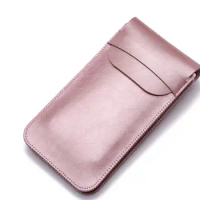 6.44" FSSOBOTLUN For Xiaomi Mi max 2 Max2 Case Microfiber Leather Double cell phone Waist Pack sleeve bag Cover Pouch