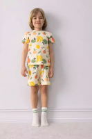 DeFacto Baby Boy Pajamas Set Fruit Pattern Short Sleeve Combed Cotton Top Shorts E1181A525Hs