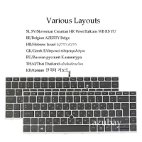 Keyboard for HP ProBook 640 G4 645 G4 640 g5 645 g5 L09549- L00738 -A41 Hebrew GK Russian Thai Korean Slovenian Belgian AZERTY