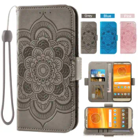 Floral Leather Wallet Case for Motorola Moto E5 Plus Fundas Capa Shockproof Phone Bag Stand Flip Cover For Moto E5 Play Purse