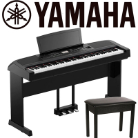 『YAMAHA 山葉』標準88鍵自動伴奏多功能數位鋼琴DGX-670 / 黑色三踏款 / 贈譜燈、清潔組 / 公司貨保固