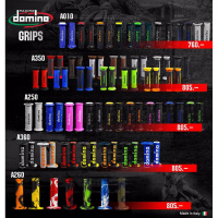 ปลอกแฮนด์ DOMINO แท้100% ใส่ได้ทุกร่น แท้100% คําแนะนําการขายที่ร้อนแรงในเดือนนี้ ฝาครอบ  สกรู  มอเต