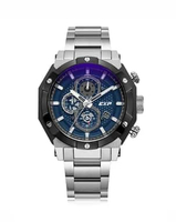 Expedition Chronograph E 6385 BC Jam Tangan Pria Stainless Steel Strap Modern Sporty - Watches Silve