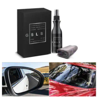 120ML Car Front Windshield Anti-Rain Agent Auto Car Glass Coating Agent Rear-View Mirror Repellent Agent With A Towel